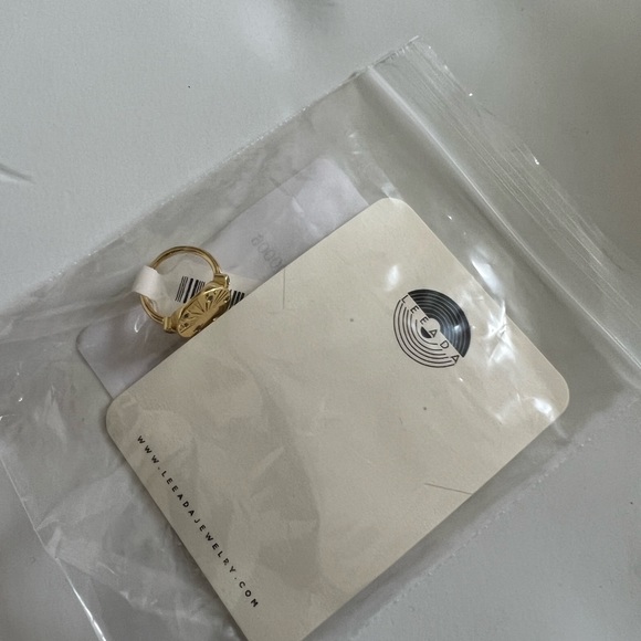 NWT Free People - Day Break Ring - 14k Gold Plated Brass - Picture 3 of 4